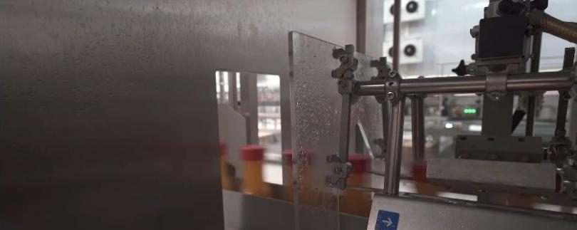 Bottle passing through line machinery